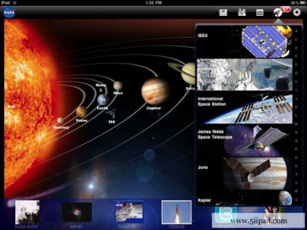 NASA发布免费iPad应用