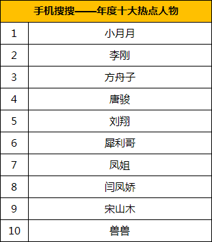 手机搜搜发布2010年度无线搜索风云榜