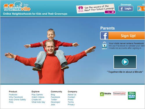 迪士尼收购儿童社交网站Togetherville(图)