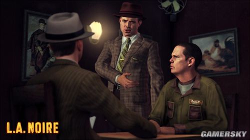 《黑色洛城(LA Noire)》Bekowsky探员最新游戏截图公布