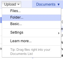 Google Docs 开始启用全新文件上传流程