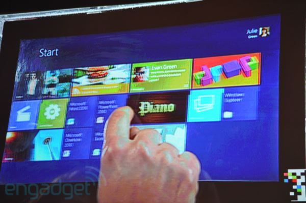 微软在D9大会展示Windows 8
