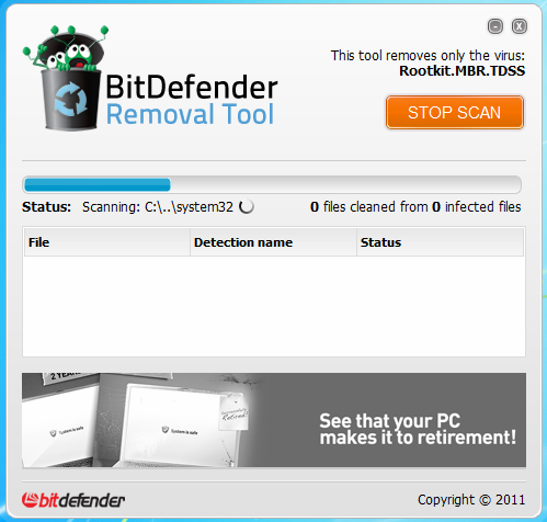 BitDefender发布针对TDSS/TDL4的清除工具