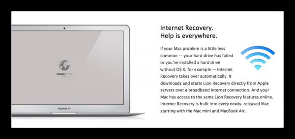 新款MacBook Air支持Internet系统还原