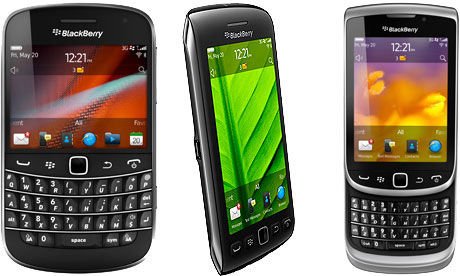 RIM周三推出多款黑莓手机 搭载BB7操作系统