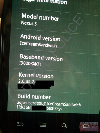 Android Ice Cream Sandwich 首张截图泄露