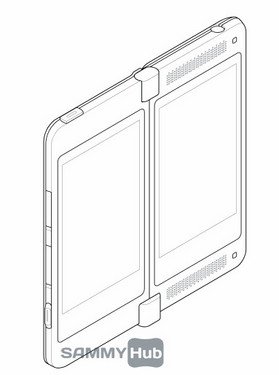 双屏幕翻转拼接 三星新款手机设计曝光