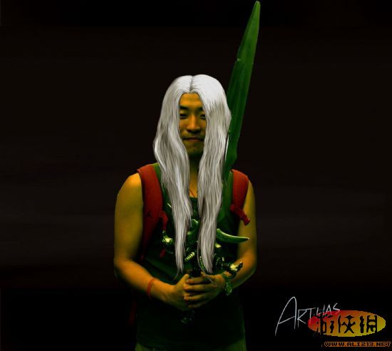 五雷轰顶闪瞎狗眼 魔兽玩家真人激爽秀作品欣赏