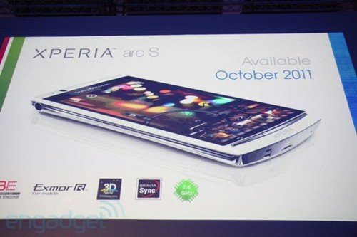 索尼爱立信Xperia Arc S LT18i正式发布