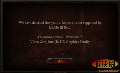 《暗黑破坏神3》显卡支持列表及不支持列表