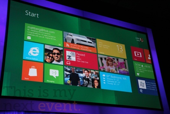 Windows 8采用Metro UI