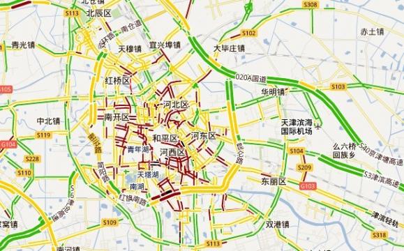 Google地图新增我国12个城市的实时交通路况信息