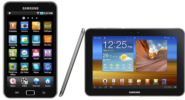 三星 Galaxy Tab 8.9与Galaxy Player即将在美国上市