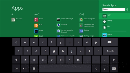Windows 8 Beta首张截图？微软展示全新Apps屏幕