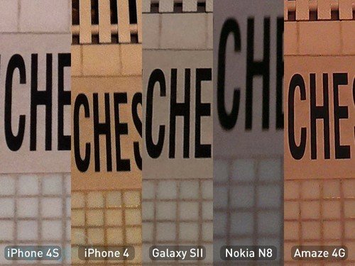 iPhone4S完胜 各品牌旗舰手机拍照对比