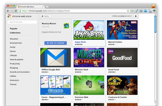Chrome Web Store 迎来新界面