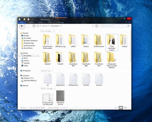 Windows8资源管理器