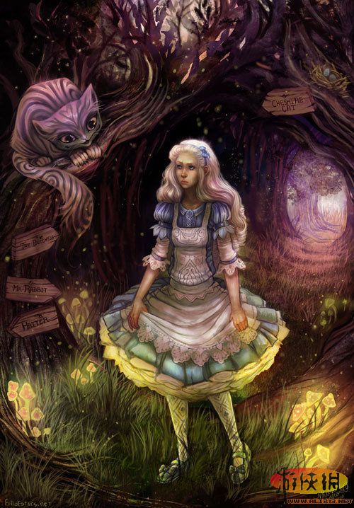 异色的童话《爱丽丝：疯狂回归》游戏插画欣赏