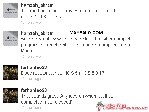 iPhone4解锁iOS5/iOS5.0.1基带工具Reactor将发布