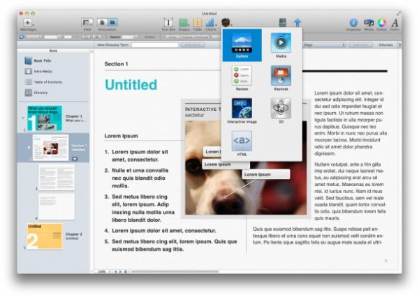 [多图]苹果推电子作教科书制作软件iBook Author