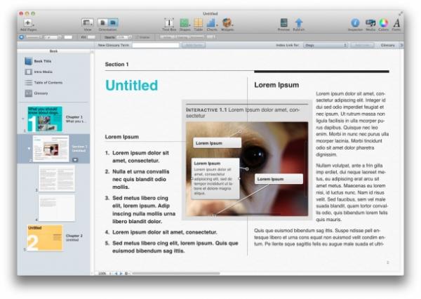[多图]苹果推电子作教科书制作软件iBook Author