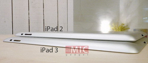 [多图]再曝清晰谍照 苹果iPad3多图对比iPad2