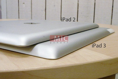 [多图]再曝清晰谍照 苹果iPad3多图对比iPad2