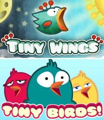 著名iOS游戏《Tiny Wings》惨遭山寨：Tiny Birds