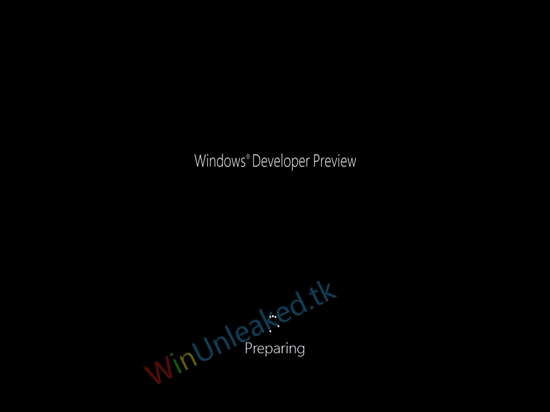 Windows 8 Build 8306的WinPE预安装环境截图