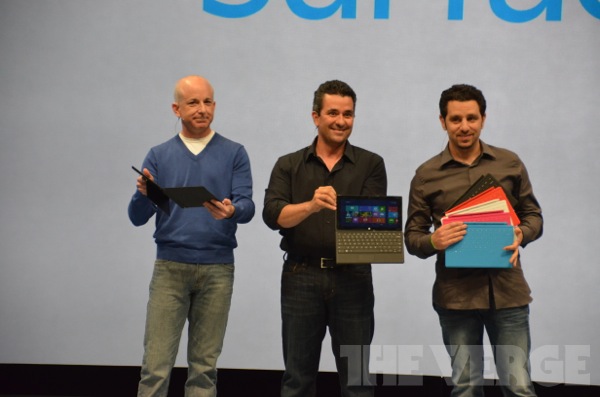 微软发布自有品牌Win8平板一体成型设计