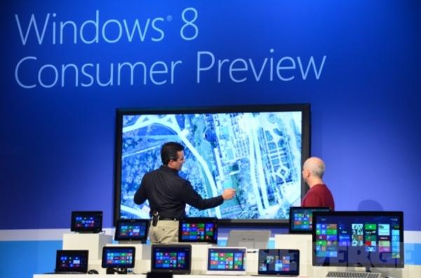 微软将销售82寸Windows 8平板电脑