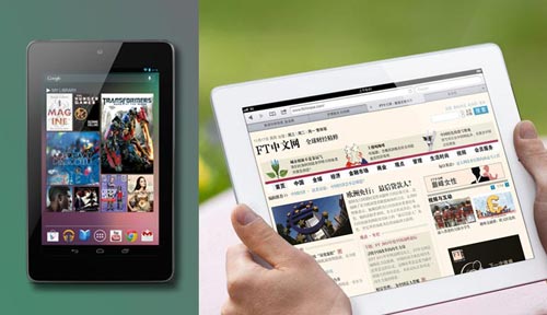 Nexus7 vs iPad合适的竞争对手