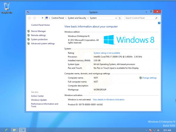 Windows 8 Enterprise N 正式版下载泄露