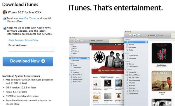 苹果iTunes 10.7更新兼容最新的iPod nano和iPod shuffle
