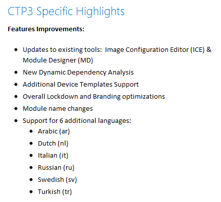 微软Windows Embedded Standard 8 CTP3发布