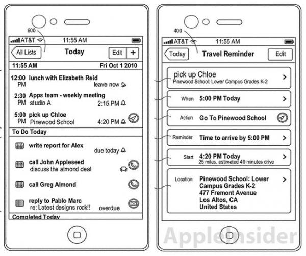苹果再申专利 智能行程任务管理系统获批准