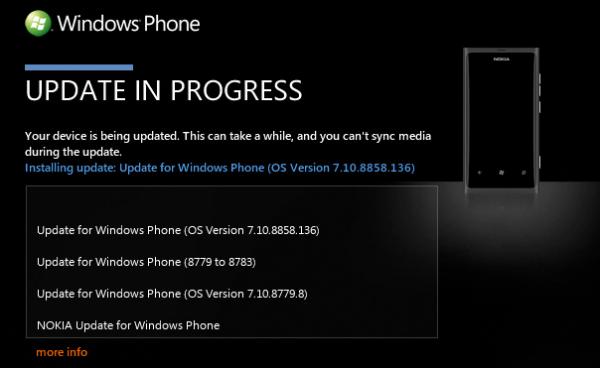 WP 7.8更新浮出水面 传部分Lumia 800手机可升级