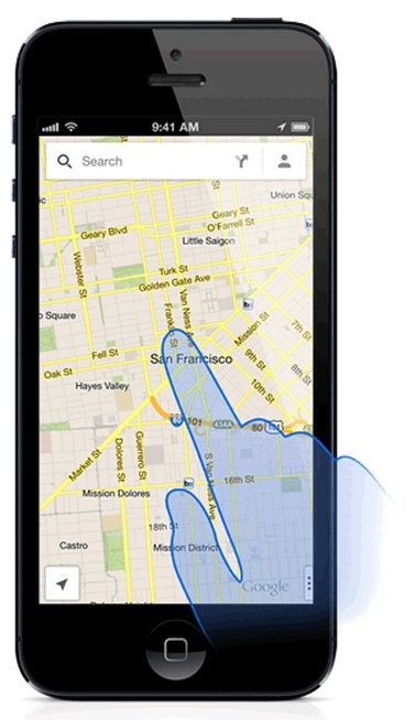 iOS谷歌地图使用的10个小技巧