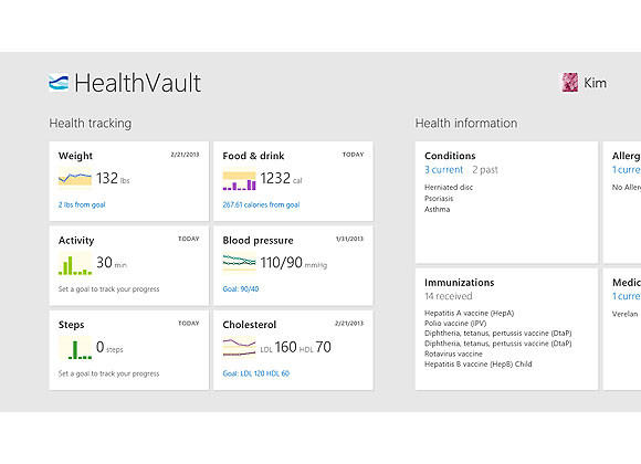 关注医疗领域 微软发布Win8应用HealthVault