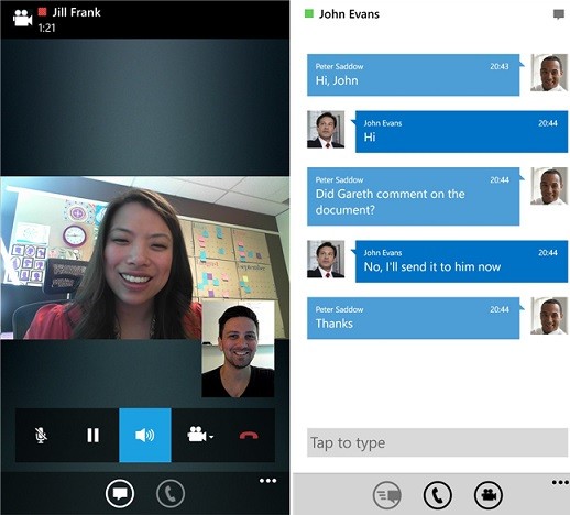 微软企业应用Lync 2013登陆WP8应用市场