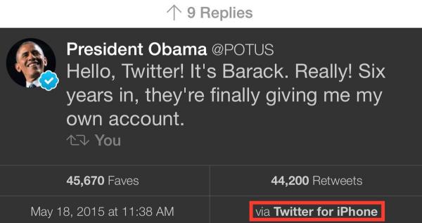 奥巴马开通Twitter账号 弃黑莓用iphone