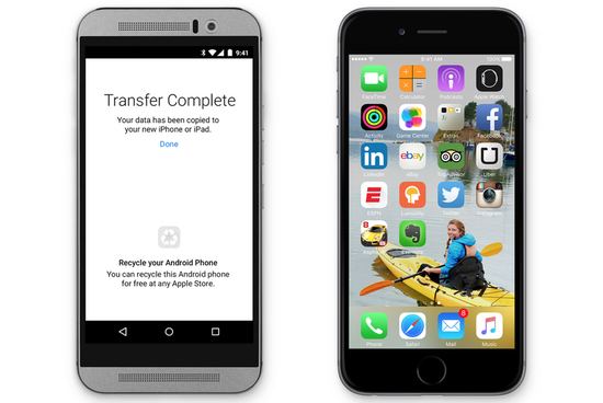 苹果与安卓抢用户：推出Android用户资料迁移至iOS设备APP