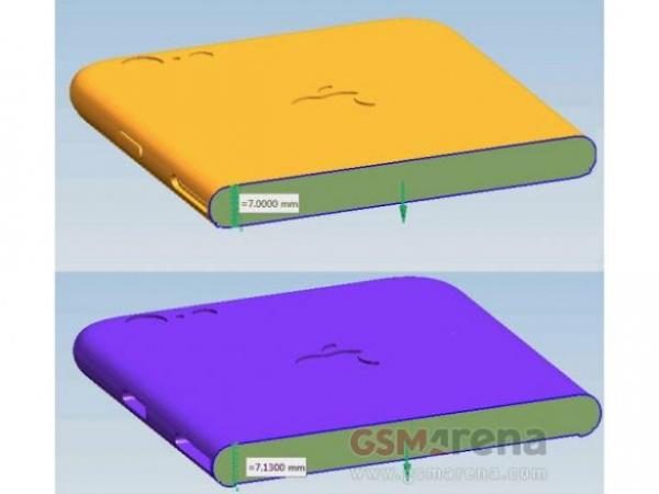 iPhone 6s设计稿泄露：机身增厚0.1毫米