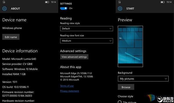 微软推送Win10手机RTM版10586