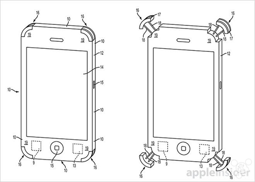 苹果新专利曝光：可以让手机防水防摔