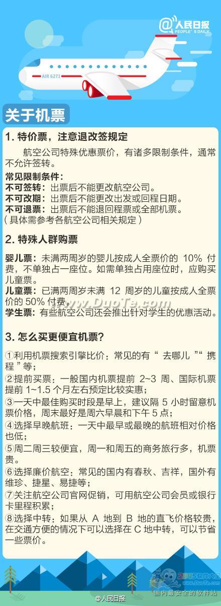 人民日报：买机票、乘飞机需要注意些什么