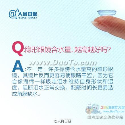 人民日报：隐形眼镜的正确佩戴方法