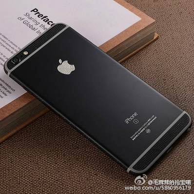 网友曝光限量版黑宝石iphone 6s