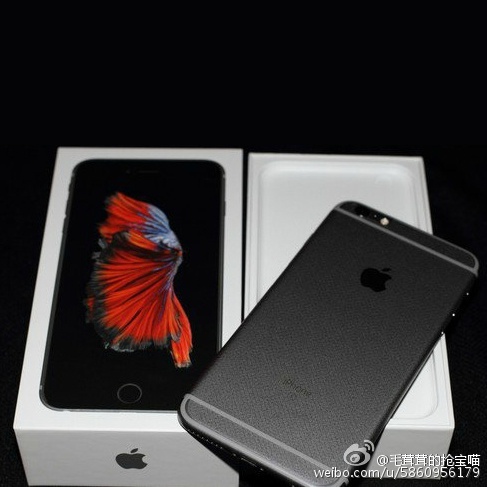 网友曝光限量版黑宝石iphone 6s