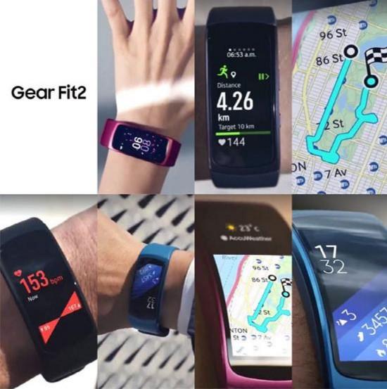 三星Gear Fit 2智能手环配置曝光 还是曲面屏